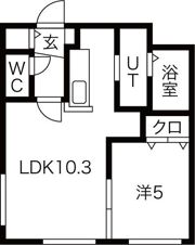 アルファー豊平の間取り画像