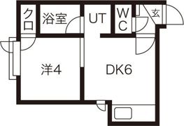 グロリア南郷の間取り画像