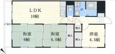 メゾンド山の手の間取り画像