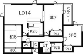 ルピナス宮の森の間取り画像