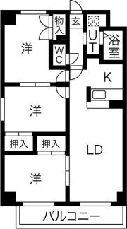 元町ガーデンの間取り画像