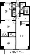 元町ガーデンの間取り画像