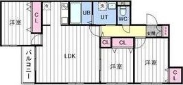 Wistaria福住の間取り画像