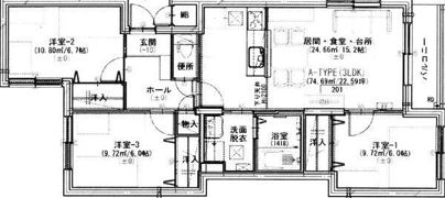 サンアイローヤル19の間取り画像