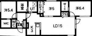douzieme V（ドゥージエムファイブ）の間取り画像
