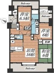 ダイアパレス植物園通の間取り画像