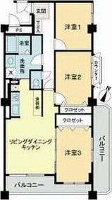 チサンマンション円山公園の間取り画像