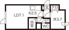 エスパス5・5の間取り画像
