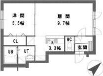 グランメール西町北Bの間取り画像