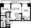 エステラ旭ヶ丘の間取り画像