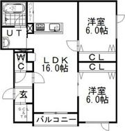 レジデンスY‘sの間取り画像