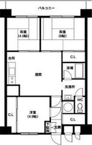 じょうてつドエル真駒内の間取り画像
