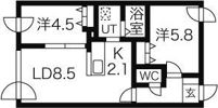ステラ美術館通の間取り画像