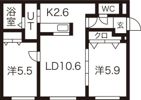 リッツハウス山の手の間取り画像