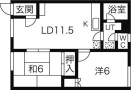 メイプルコートの間取り画像