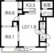 大光17番館の間取り画像