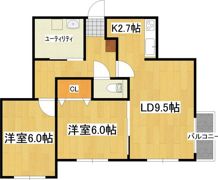 A BOND菊水の間取り画像