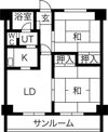 朝日レジデンスの間取り画像