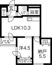 パーチェ豊平の間取り画像