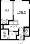 BREEZE南11条の間取り画像