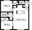 CreaMaison東札幌SWの間取り画像