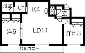 ロイヤルコトニの間取り画像