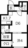 ブランノワールN38の間取り画像