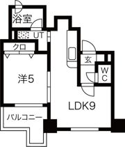 クラッセ山鼻の間取り画像