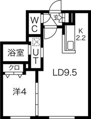 ラ・ムーン菊水の間取り画像
