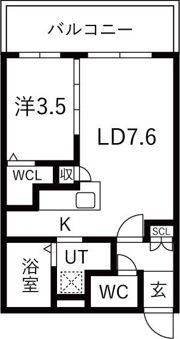 ロイヤルガーデン栄通の間取り画像