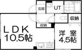 タウンハウス8・9の間取り画像