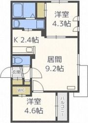メニーズコート豊平公園の間取り画像