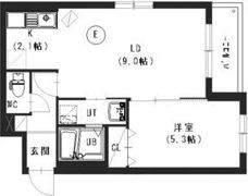 パロスバーデスコート中島公園の間取り画像