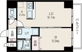 エステラ北5条館の間取り画像