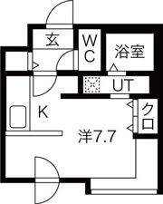 luce solare麻生（ルチェ・ソラーレアサブ）の間取り画像