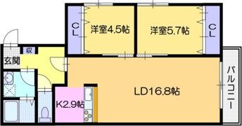 コルブイーストの間取り画像