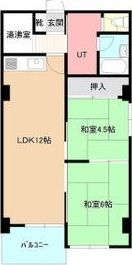 中の島1・3マンションの間取り画像