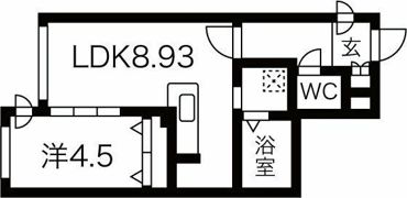 RESIDENCE SHINMEI MARUYAMAの間取り画像