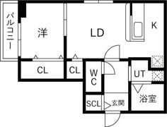 CARRERA福住 2nd.の間取り画像