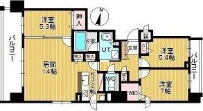 円山ザ・レジデンスの間取り画像