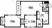セントポーリア弐番館の間取り画像