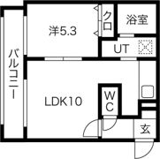 さくら館南円山の間取り画像