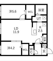 ブランシャールKAI（カイ）幌平橋の間取り画像