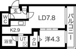 エス.フィールド北23の間取り画像