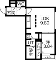 ガイアールS6の間取り画像