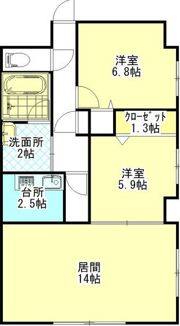 ファーストプレイスの間取り画像