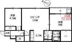 フォレスト・Rの間取り画像