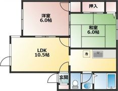 グレースハイツ新道東の間取り画像