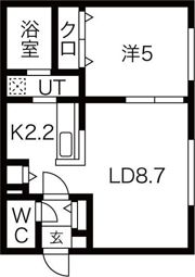 ブランノワールひばりが丘の間取り画像