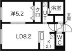 キューブ中の島2・3Nの間取り画像